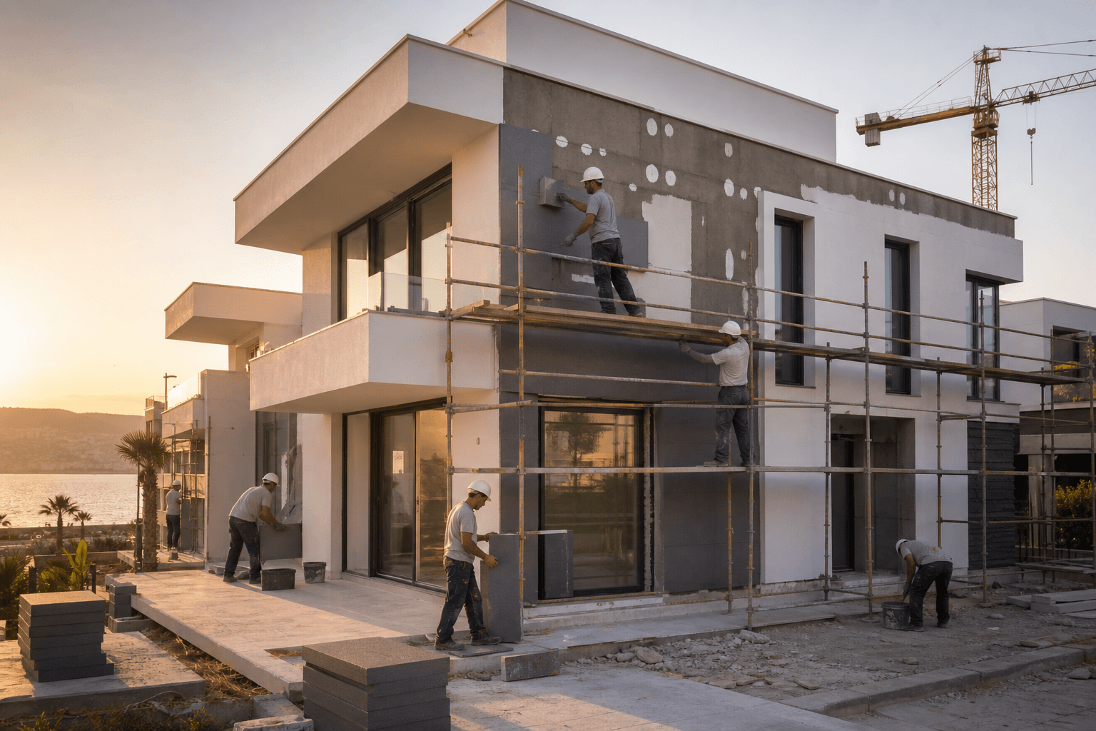 İzmir anahtar teslim inşaat, mantolama ve çelik yapı — İnci Yapı